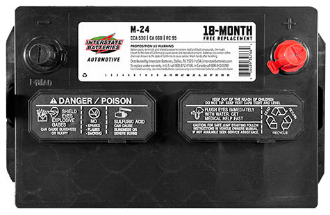 Interstate Battery M-24 | GarageAndFab.com