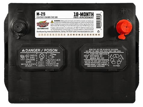 Interstate Battery M-25 | GarageAndFab.com