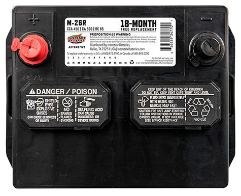 Interstate Battery M-26R | GarageAndFab.com