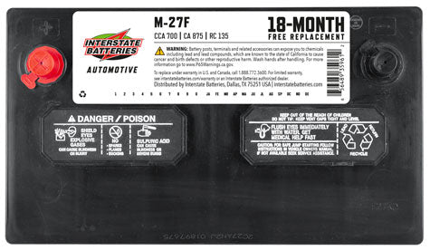 Interstate Battery M-27F | GarageAndFab.com