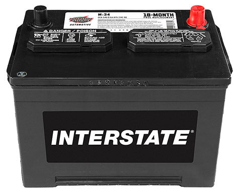 Interstate Battery M-34 | GarageAndFab.com