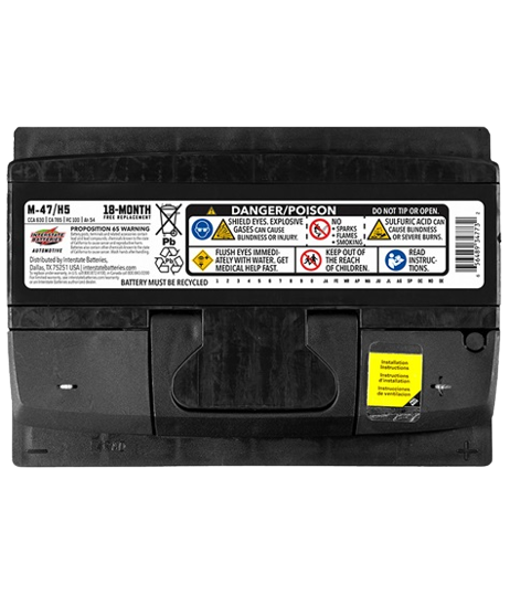 Interstate Battery M-47/H5 | GarageAndFab.com