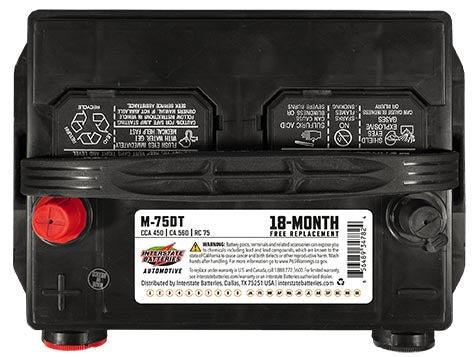 Interstate Battery M-75DT | GarageAndFab.com