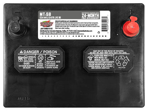 Interstate Battery MT-58 | GarageAndFab.com