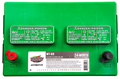 Interstate Battery MT-65 | GarageAndFab.com