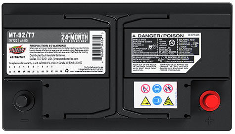 Interstate Battery MT-92/T7 | GarageAndFab.com