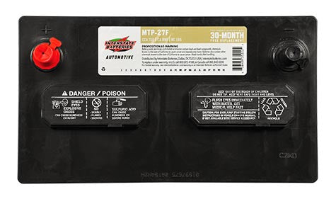 Interstate Battery MTP-27F | GarageAndFab.com