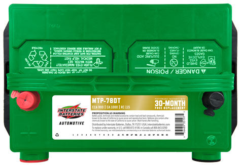 Interstate Battery MTP-78DT | GarageAndFab.com