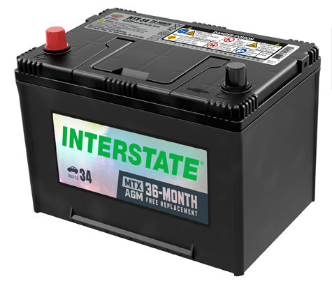 Interstate Battery MTX-34 | GarageAndFab.com