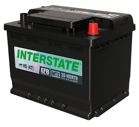 Interstate Battery MTX-47/H5-EFB | GarageAndFab.com