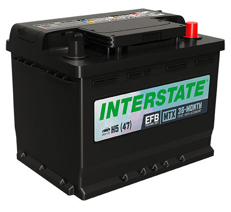 Interstate Battery MTX-47/H5-EFB | GarageAndFab.com