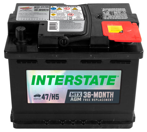 Interstate Battery MTX-47/H5 | GarageAndFab.com