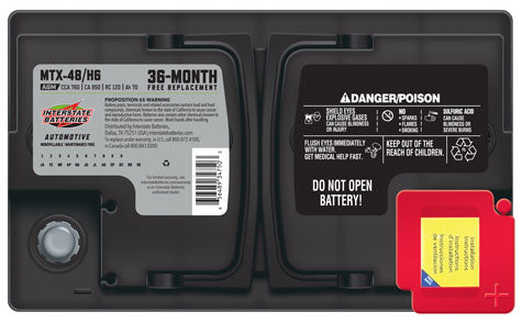 Interstate Battery MTX-48/H6 | GarageAndFab.com