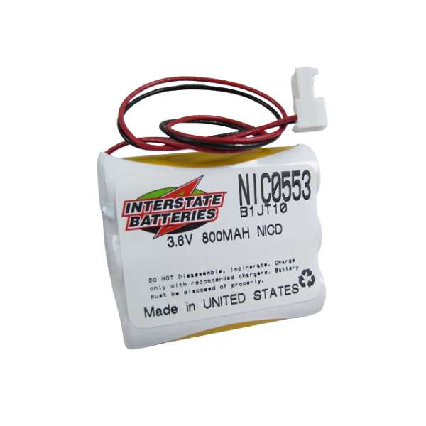 Interstate Battery NIC0553 Front | GarageAndFab.com 600x600