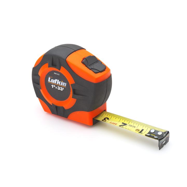 Lufkin Tape,1"X33',Hi-Viz Orange - LUF-PHV1433N | GarageAndFab.com