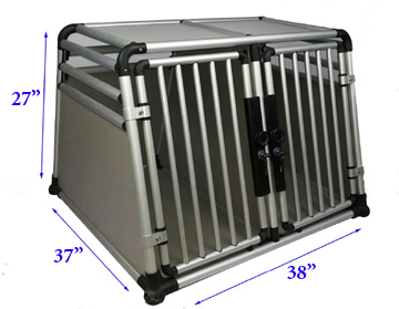 K-9 Shield Aluminum Pro Series Car Crates | GarageandFab.com