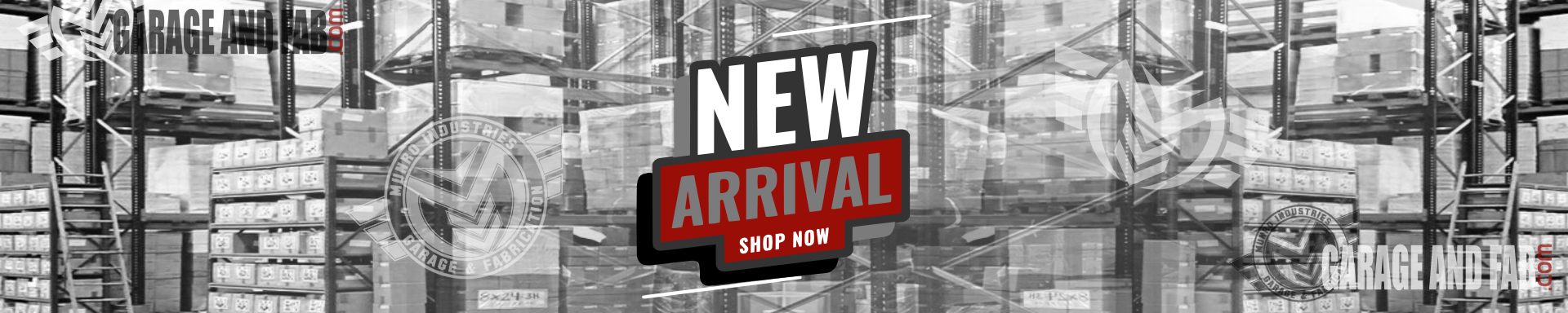 New Products | GarageAndFab.com | Munro Industries gf-10010300n