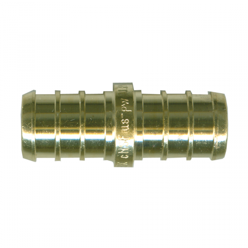 Fairview Pex Coupling 3/8x3/8Lead Free Brass Item #: FVF-LF-PEX-129-8 | GarageAndFab.com