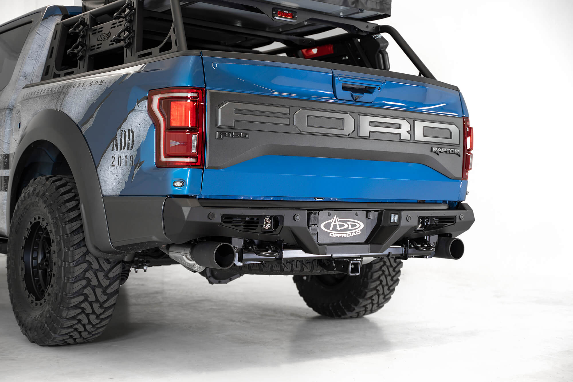 ADD Offroad 2017-2020 Ford Raptor Bomber Rear Bumper R110011370103 | GarageAndFab.com