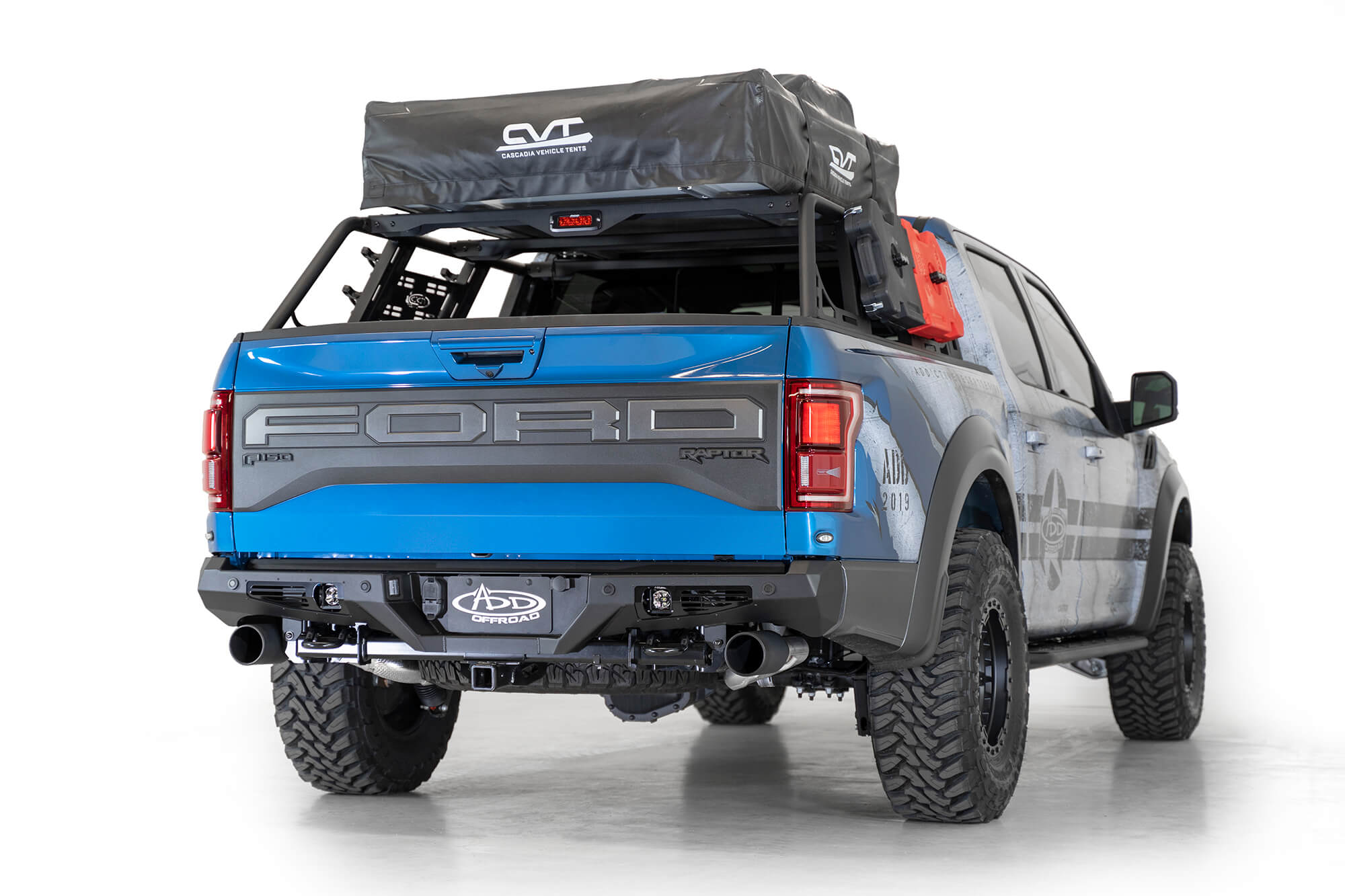 ADD Offroad 2017-2020 Ford Raptor Bomber Rear Bumper R110011370103 | GarageAndFab.com