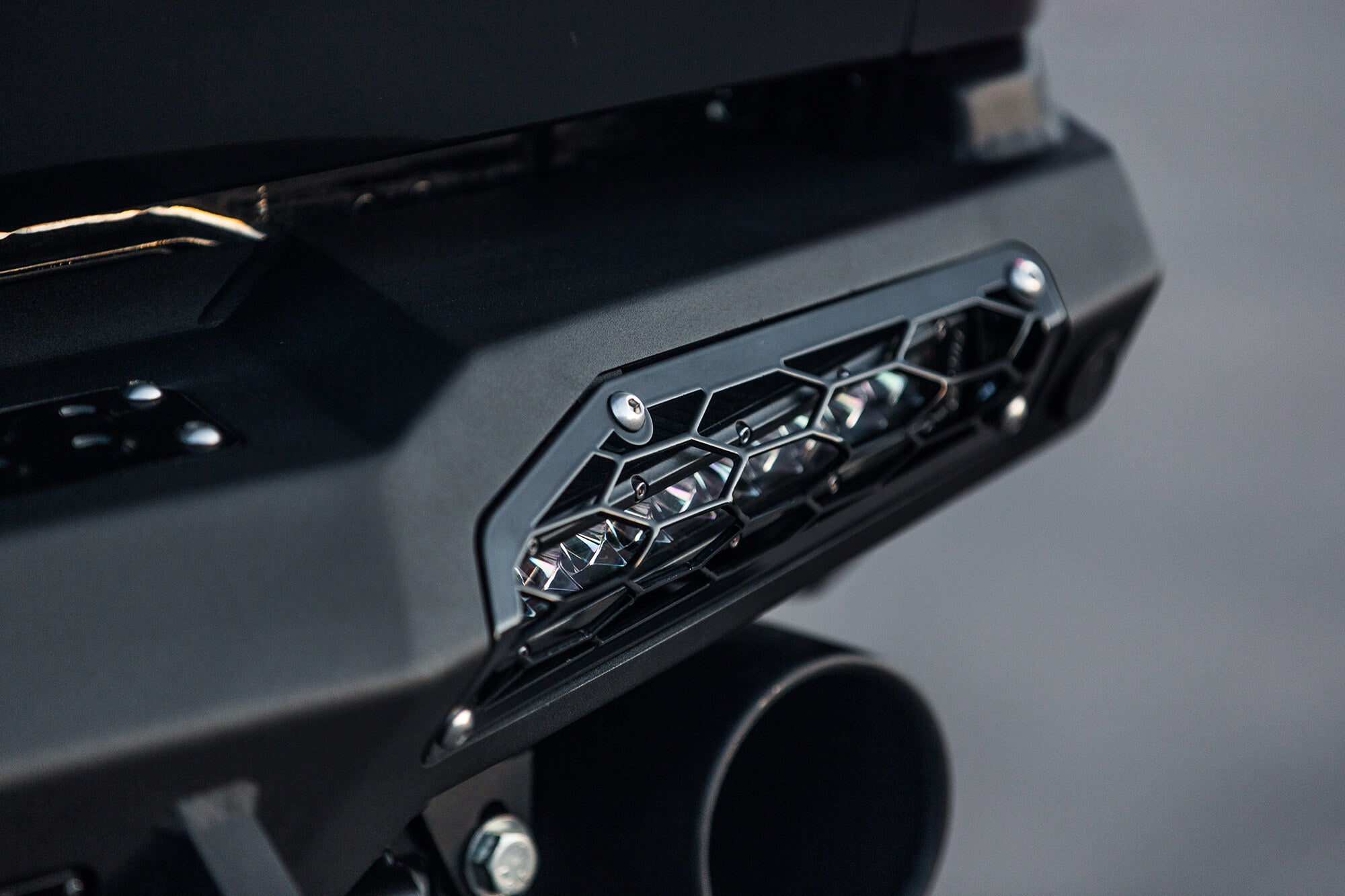 ADD Offroad 2017-2020 Ford Raptor Honeybadger Rear Bumper (10" Lights) R117321430103 | GarageAndFab.com