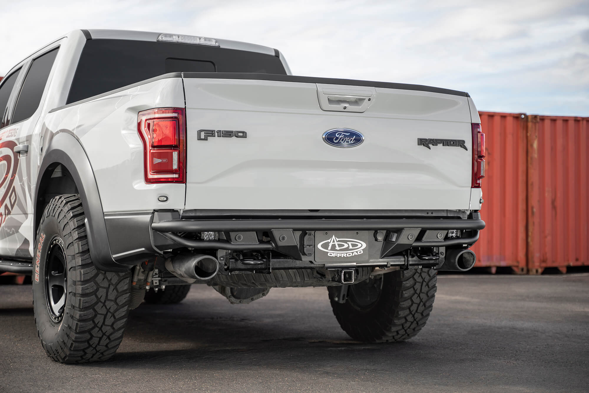 ADD Offroad 2017-2020 Ford RaptorADD Pro Bolt-On Rear Bumper R118571280103 | GarageAndFab.com