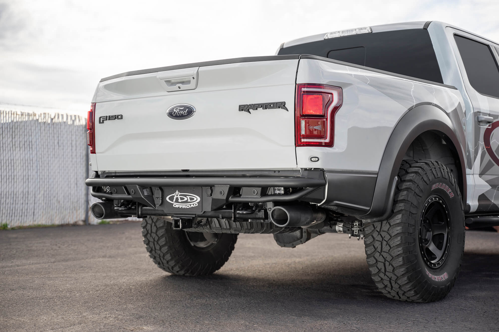ADD Offroad 2017-2020 Ford RaptorADD Pro Bolt-On Rear Bumper R118571280103 | GarageAndFab.com
