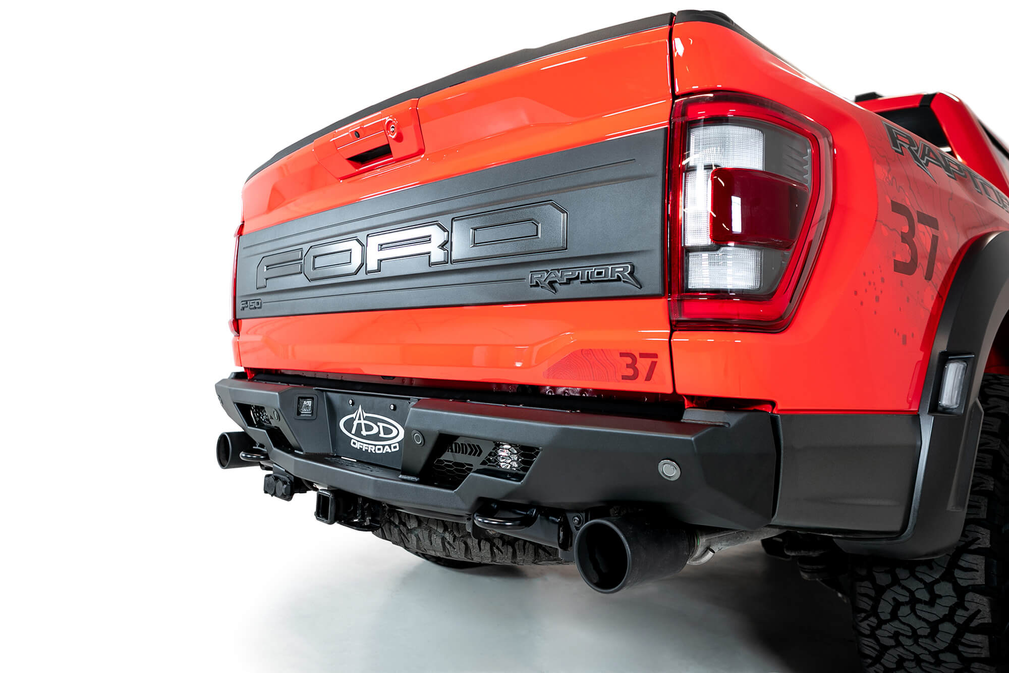 ADD Offroad 2021-2022 Ford Raptor Stealth Fighter Rear Bumper R210081090103 | GarageAndFab.com