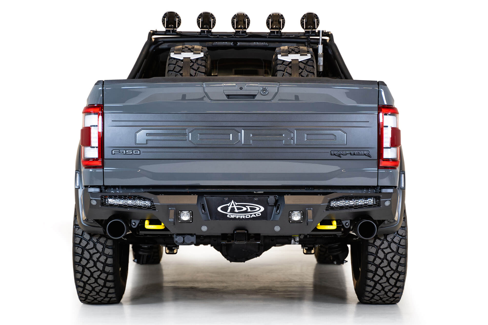 ADD Offroad 2021-2022 Ford Raptor Honeybadger Rear Bumper R210151430103 | GarageAndFab.com