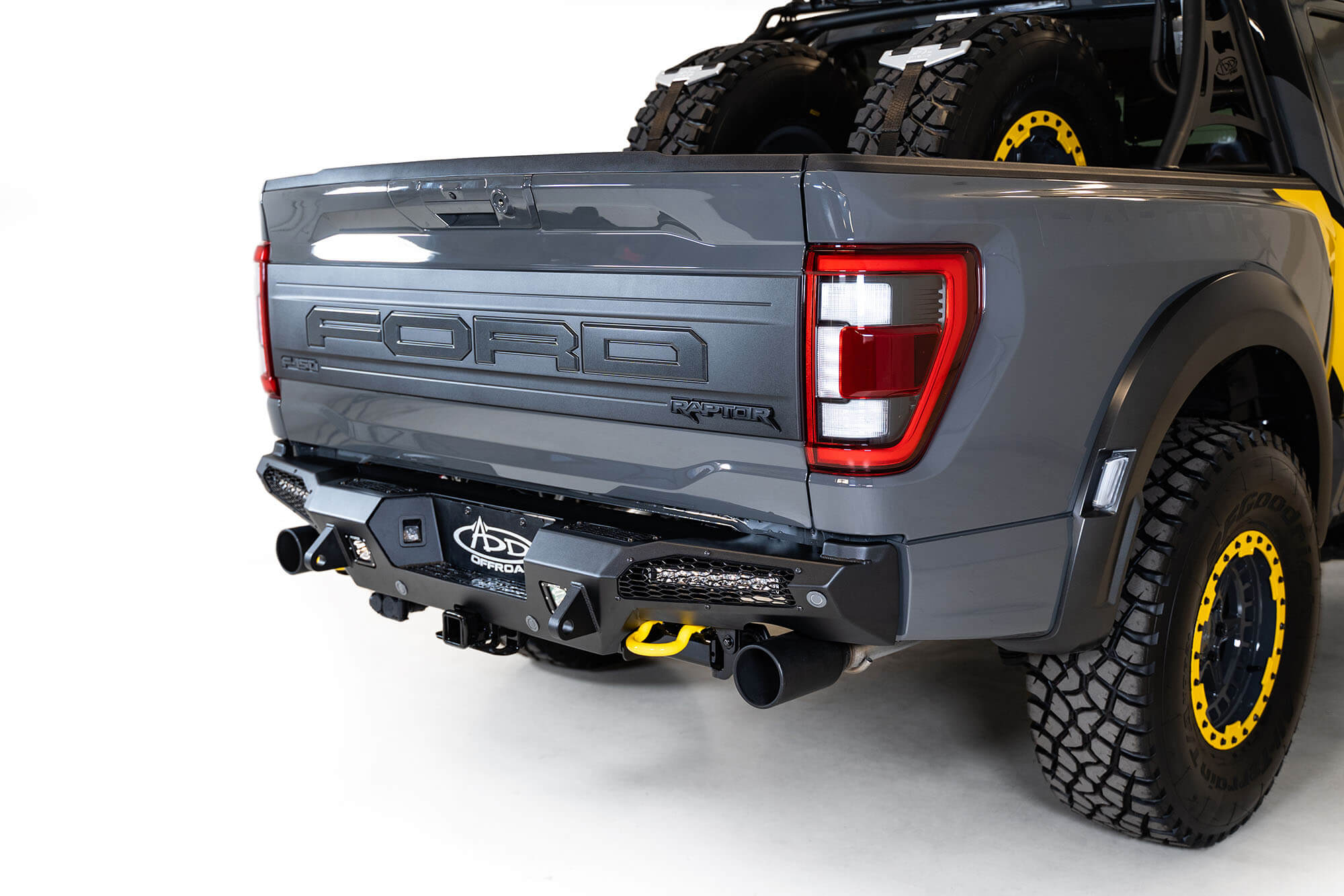ADD Offroad 2021-2022 Ford Raptor Honeybadger Rear Bumper R210151430103 | GarageAndFab.com