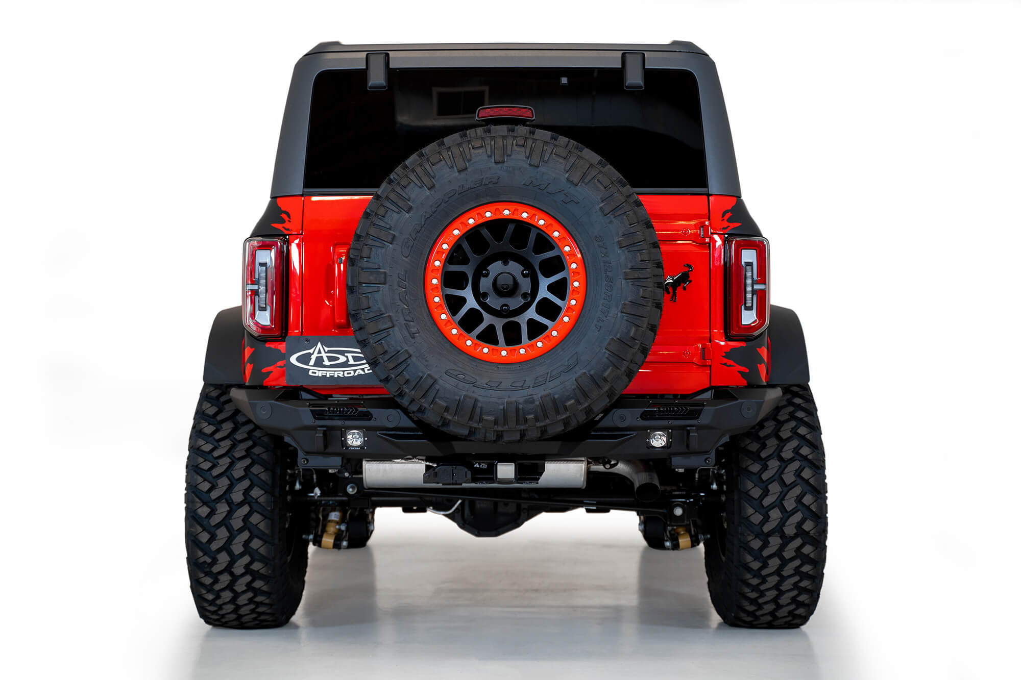 ADD Offroad 2021-2022 Ford Bronco Stealth Fighter Rear Bumper R230081370103 | GarageAndFab.com