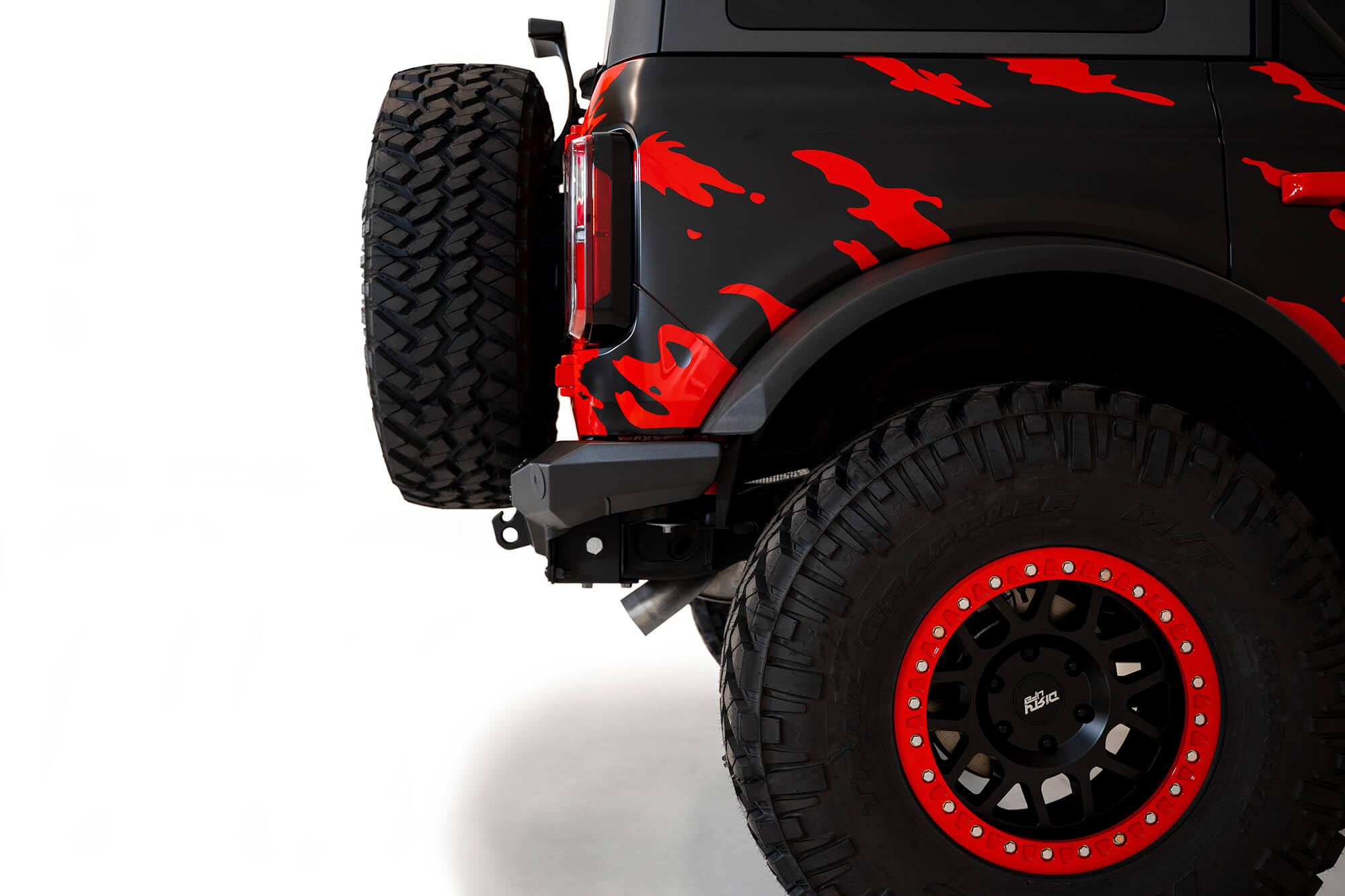 ADD Offroad 2021-2022 Ford Bronco Stealth Fighter Rear Bumper R230081370103 | GarageAndFab.com