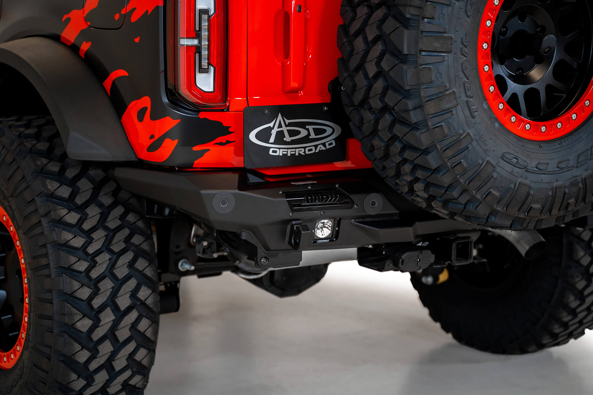 ADD Offroad 2021-2022 Ford Bronco Stealth Fighter Rear Bumper R230081370103 | GarageAndFab.com