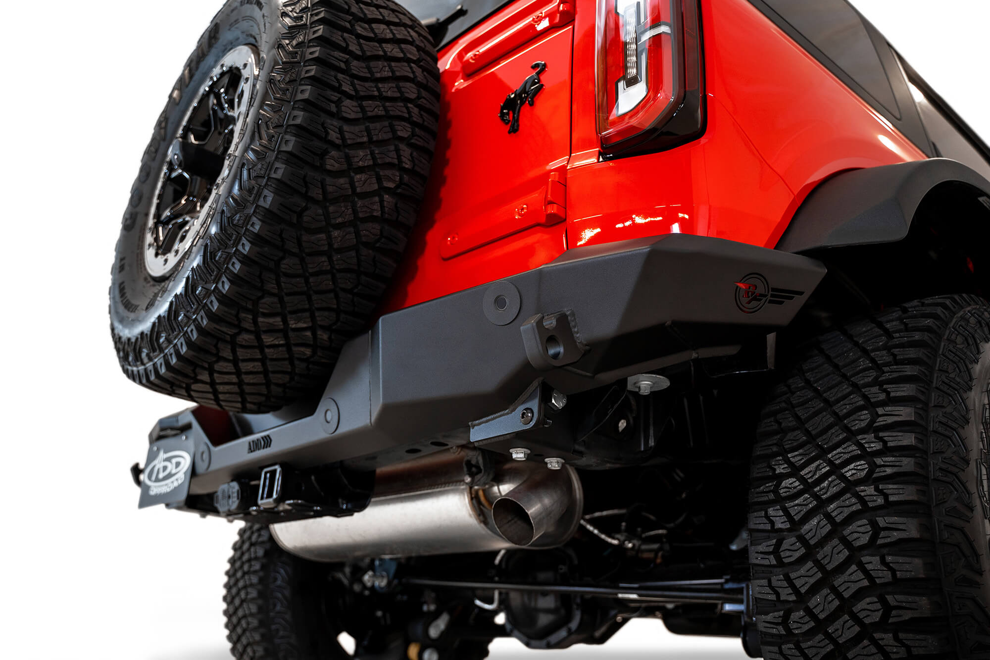 ADD Offroad 2021-2022 Ford Bronco Rock Fighter Rear Bumper R23012Na01Na | GarageAndFab.com