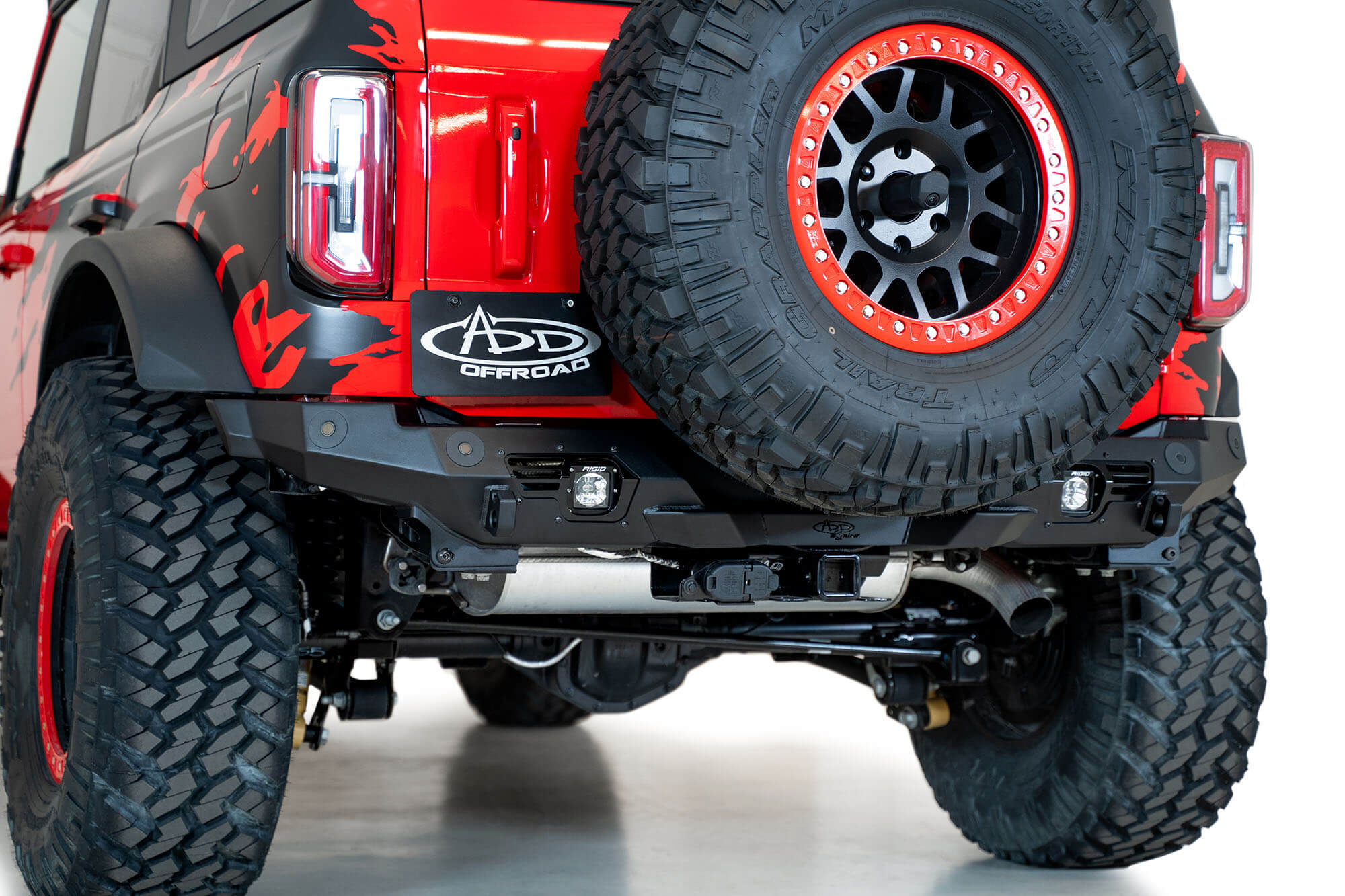 ADD Offroad 2021-2022 Ford Bronco Bomber Rear Bumper R230141090103 | GarageAndFab.com
