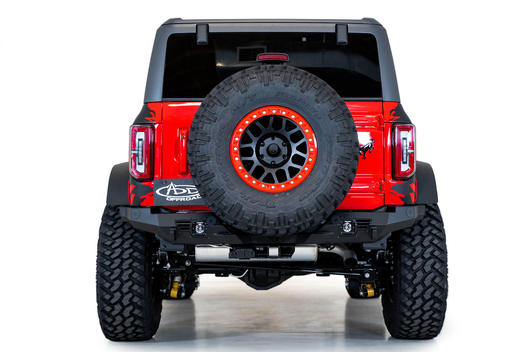 ADD Offroad 2021-2022 Ford Bronco Bomber Rear Bumper R230141090103 | GarageAndFab.com