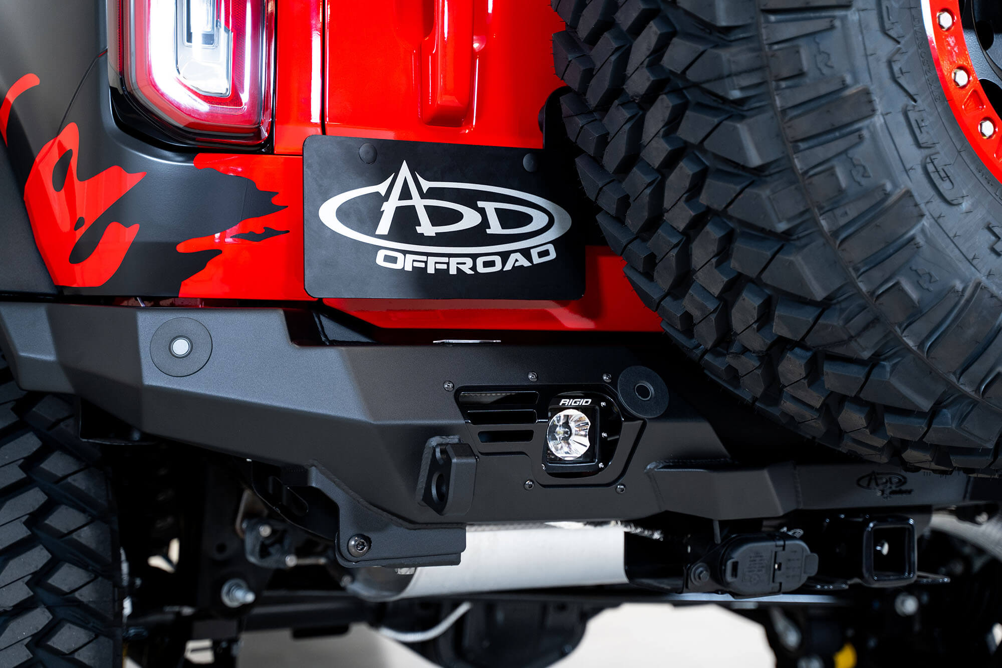 ADD Offroad 2021-2022 Ford Bronco Bomber Rear Bumper R230141090103 | GarageAndFab.com