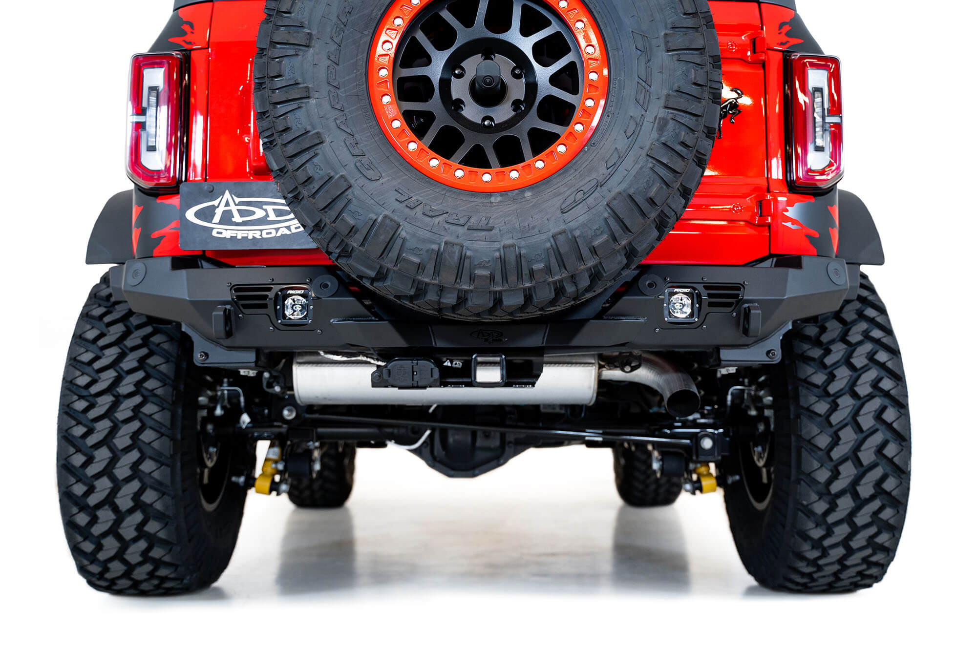 ADD Offroad 2021-2022 Ford Bronco Bomber Rear Bumper R230141090103 | GarageAndFab.com