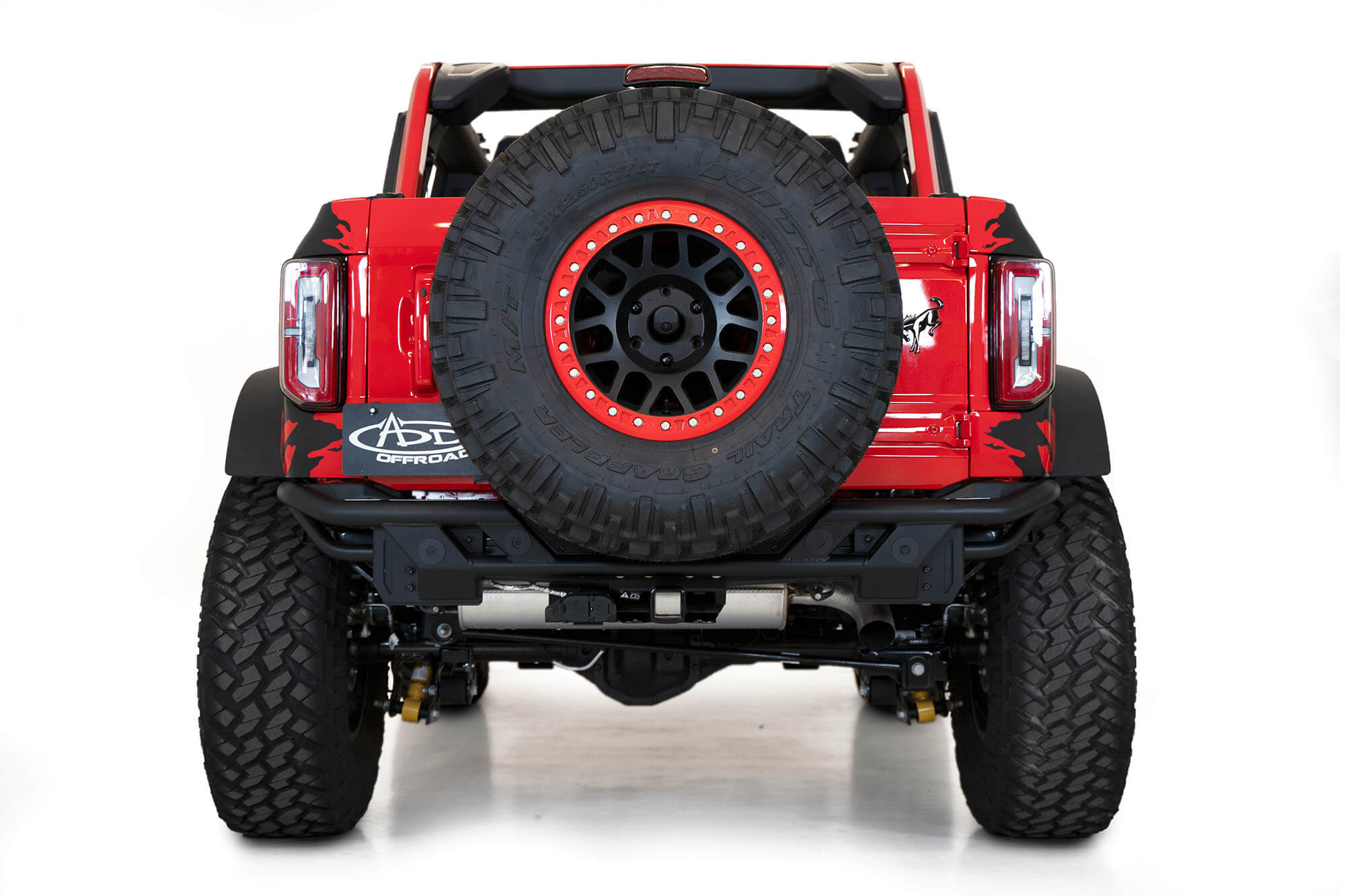 ADD Offroad 2021-2023 Ford Bronco Pro Bolt-On Rear Bumper R23857Na0103 | GarageAndFab.com