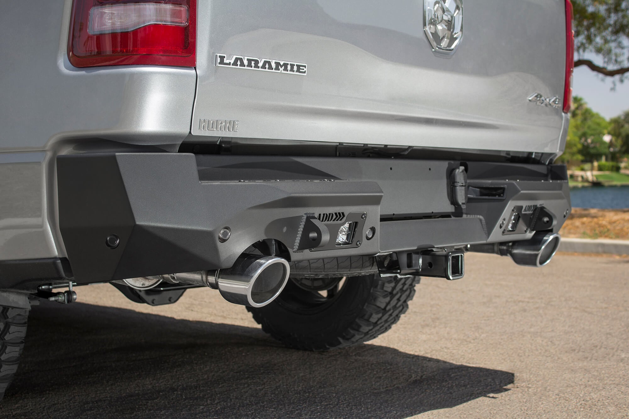 ADD Offroad 2019-2022 Ram 1500 Stealth Fighter Rear Bumper W/6 Backup Sensors R551281280103 | GarageAndFab.com