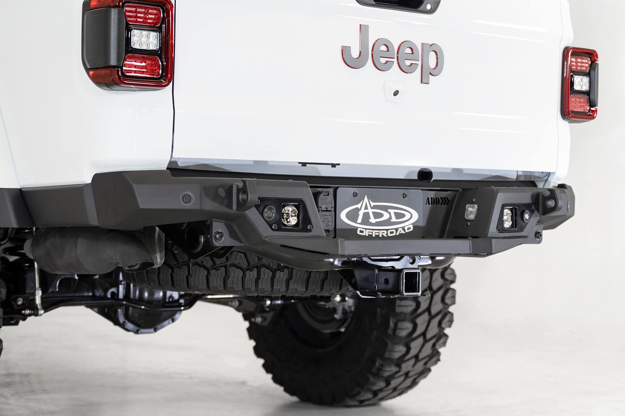 ADD Offroad 2020-2022 Jeep Gladiator Jt Stealth Fighter Rear Bumper R971241280103 | GarageAndFab.com
