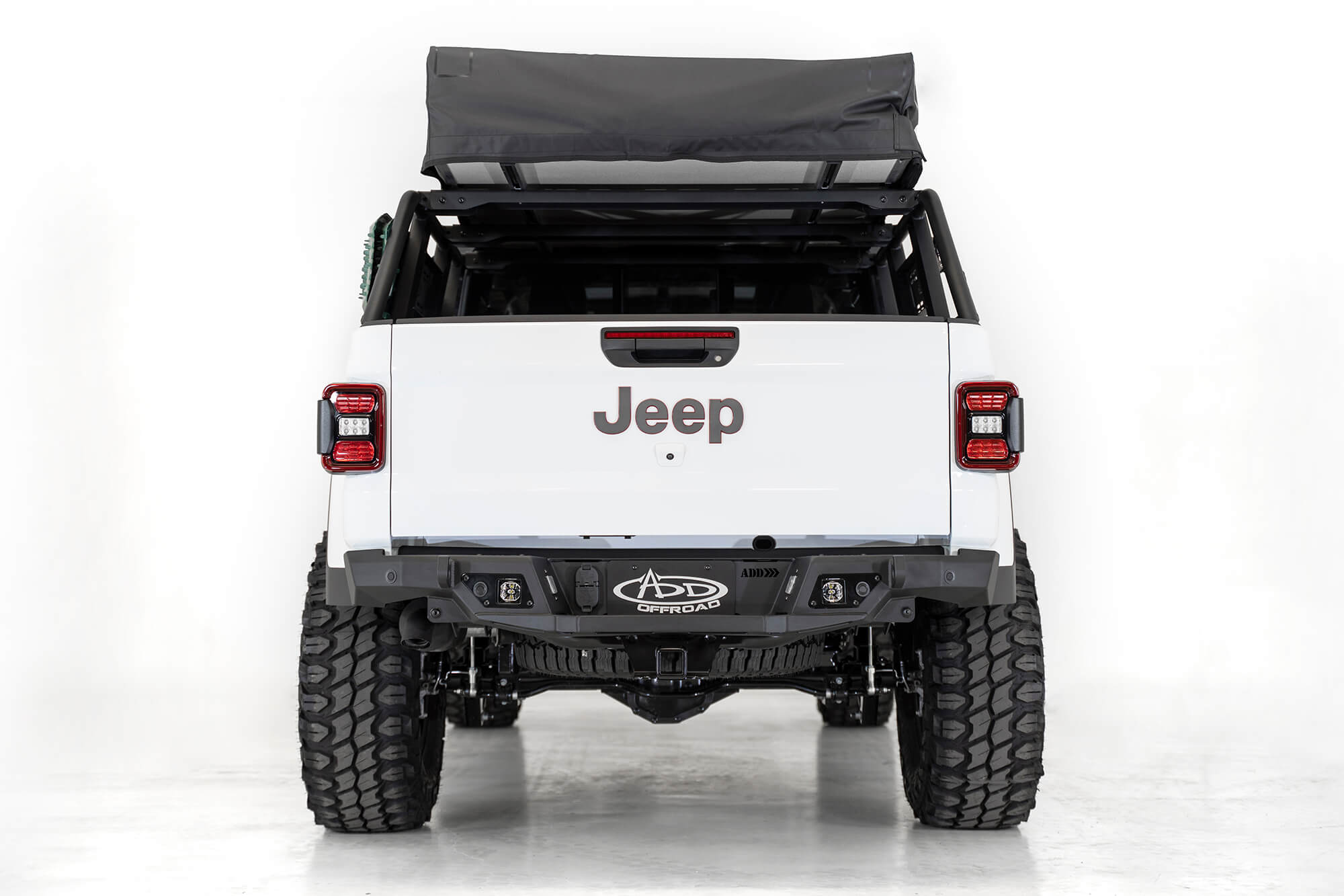 ADD Offroad 2020-2022 Jeep Gladiator Jt Stealth Fighter Rear Bumper R971241280103 | GarageAndFab.com