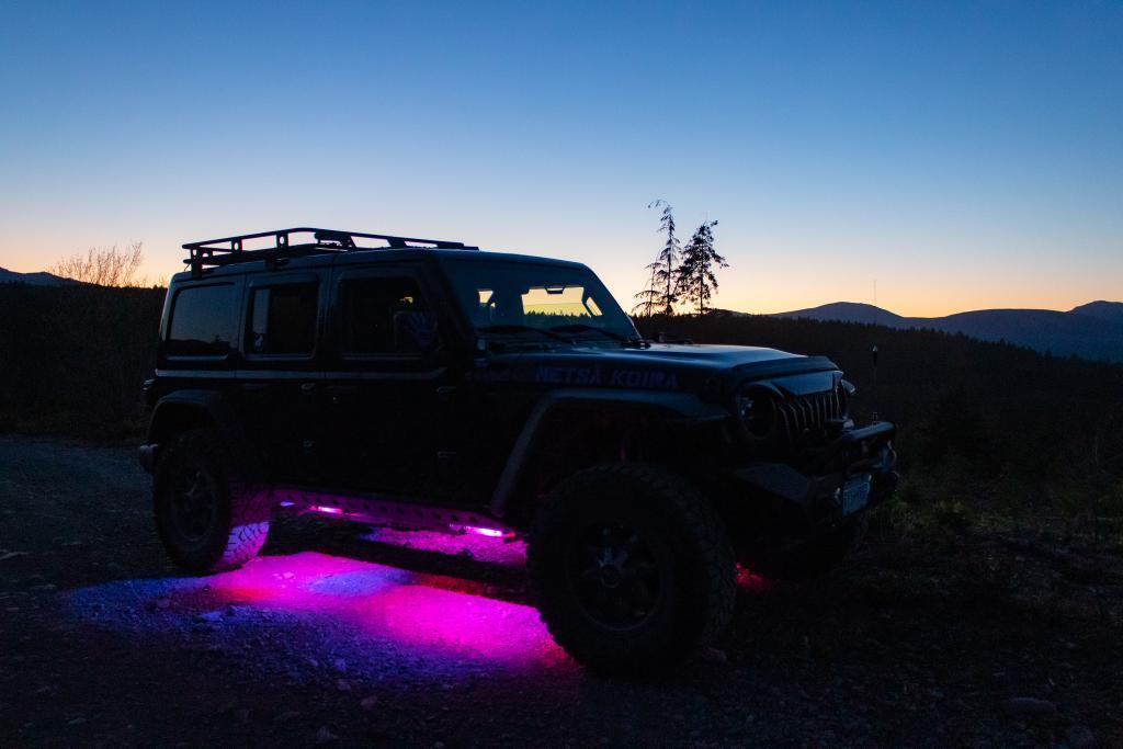 Vivid RGBRL RGB Rock Light Kit 4Pc Wireless Bluetooth | GarageAndFab.com