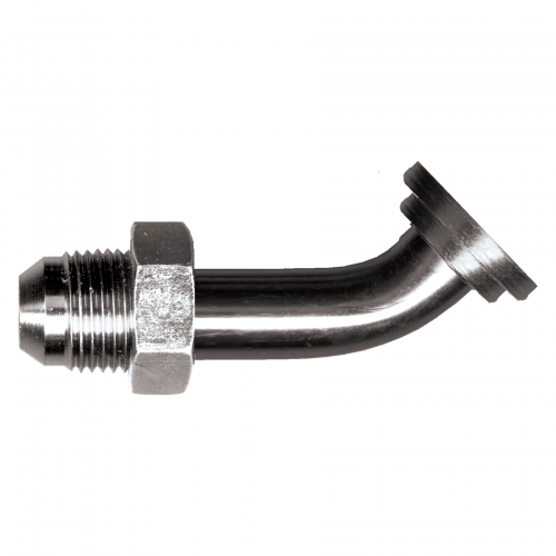 Fairview Steel Flanged 90Elbow;1-1/2MJICx2 Code61 Item #: FVF-S3790BT-2432 | GarageAndFab.com