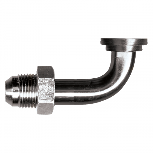 Fairview Steel Flanged 90Elbow;1MJICx1 Code62 Item #: FVF-S3790BT62-1616 | GarageAndFab.com