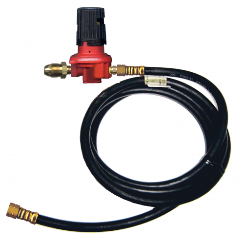 Fairview 1/4 ID Propane Torch Assembly;0-60PSI Reg.;10ft Item #: FVF-I4C120FWGR360POLHN | GarageAndFab.com