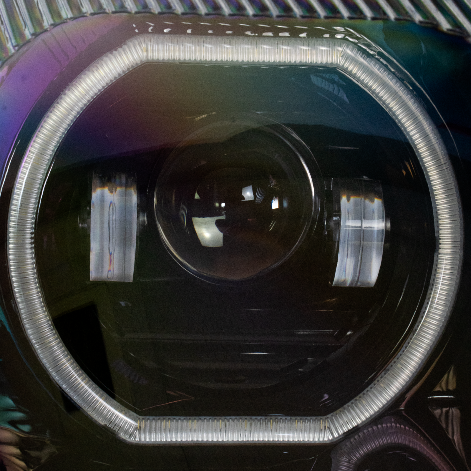 Vivid VL02-P Brilliant Series Volvo VNL Led Headlight Black Passenger 2003-2017 | GarageAndFab.com