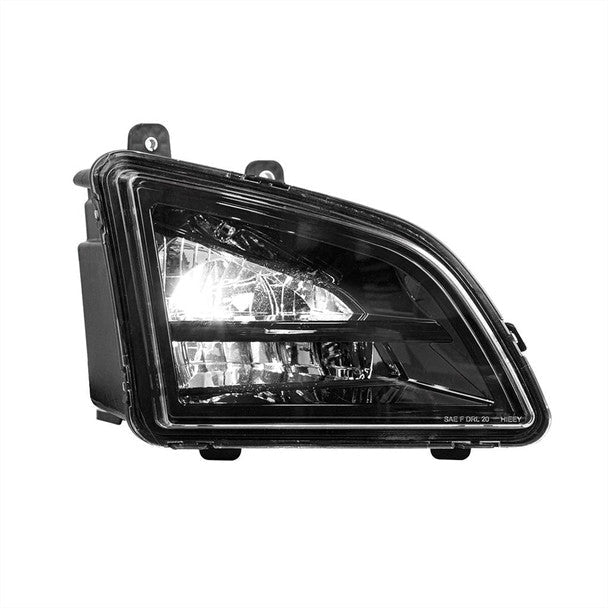 Vivid VL05-P Brilliant Series Volvo VNL VNR Led Fog Light Black Passenger 2018+ | GarageAndFab.com