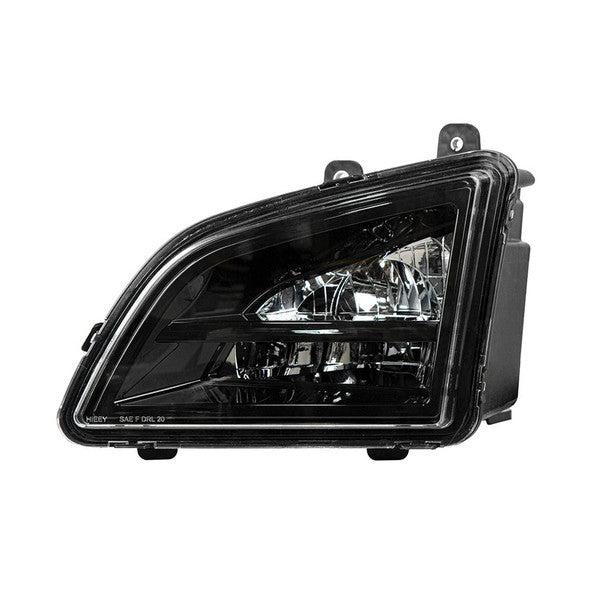 Vivid VL05-P Brilliant Series Volvo VNL VNR Led Fog Light Black Passenger 2018+ | GarageAndFab.com