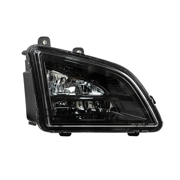 Vivid VL05-P Brilliant Series Volvo VNL VNR Led Fog Light Black Passenger 2018+ | GarageAndFab.com
